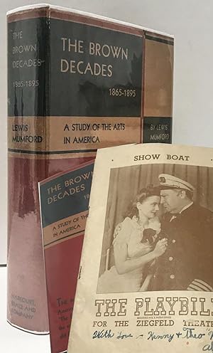 Seller image for The Brown Decades, a study of the arts in America, 1865-1895 (SIGNED) for sale by Bohemian Bookworm