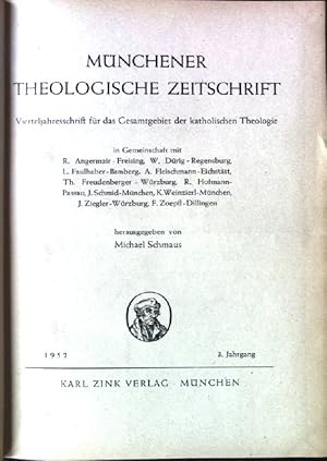 Seller image for Eugen Biser: Die Einheit des Geistes - in: Mnchener theologische Zeitschrift: Vierteljahresschrift fr das Gesamtgebiet der katholischen Theologie. for sale by books4less (Versandantiquariat Petra Gros GmbH & Co. KG)