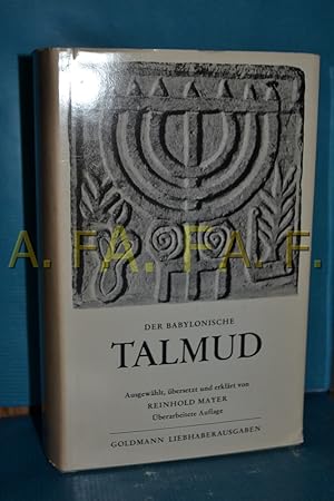 Seller image for Der babylonische Talmud for sale by Antiquarische Fundgrube e.U.