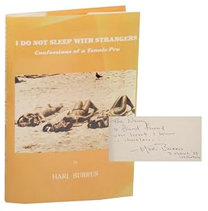 Bild des Verkufers fr I Do Not Sleep With Strangers: Confessions of a Tennis Pro (Signed First Edition) zum Verkauf von Jeff Hirsch Books, ABAA