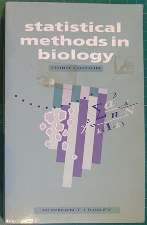 Imagen del vendedor de Statistical Methods in Biology 3ed a la venta por Hanselled Books