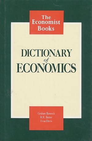 Image du vendeur pour Dictionary of Economics. mis en vente par Libreria Oreste Gozzini snc