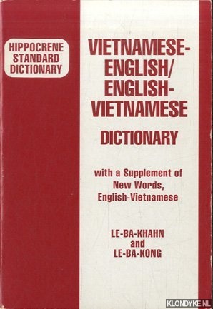 Bild des Verkufers fr Vietnamese-English / English-Vietnamese Standard Dictionary With a Supplement of New Words, English-Vietnamese zum Verkauf von Klondyke