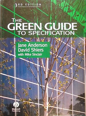 Bild des Verkufers fr The Green Guide to Specification zum Verkauf von Hanselled Books