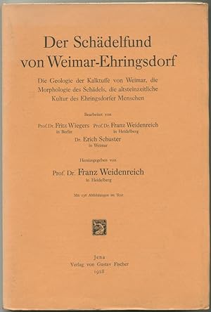 Bild des Verkufers fr Der Schdelfund von Weimar-Ehringsdorf. zum Verkauf von Schsisches Auktionshaus & Antiquariat