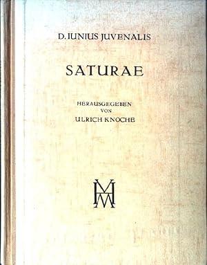 Bild des Verkufers fr Saturae mit kritischem Apparat. Das Wirt der Antike, Band II. zum Verkauf von books4less (Versandantiquariat Petra Gros GmbH & Co. KG)