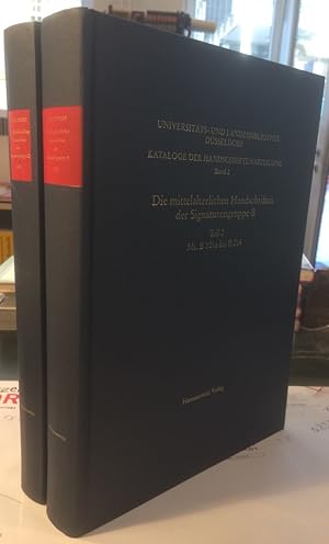 Die mittelalterlichen Handschriften der Signaturengruppe B in der Universitäts- und Landesbibliot...