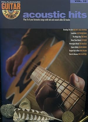 Guitar Play-Along Acoustic Hits Volume 10 (Book And Cd) Gtr Book/Cd (Hal Leonard Book & CD).