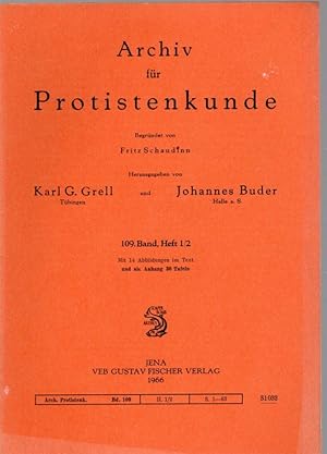 Seller image for Archiv fr Protistenkunde 109. Band, Heft 1/2 for sale by Antiquariat Jterbook, Inh. H. Schulze