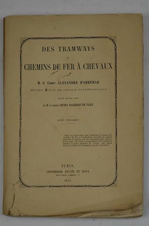 Des Tramways ou chemins de fer à chevaux&