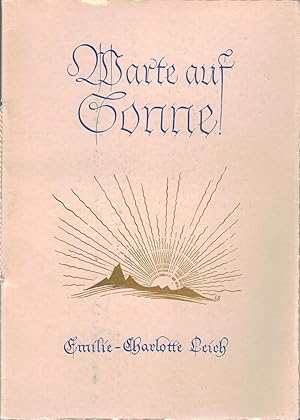 Seller image for Warten auf Sonne ! for sale by Antiquariat Hans Wger