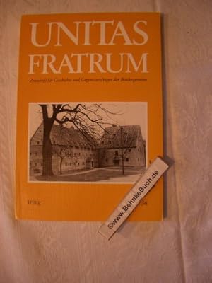 Bild des Verkufers fr Unitas Fratrum - Zeitschrift fr Geschichte und Gegenwartsfragen der Brdergemeine Heft 36. zum Verkauf von Antiquariat BehnkeBuch