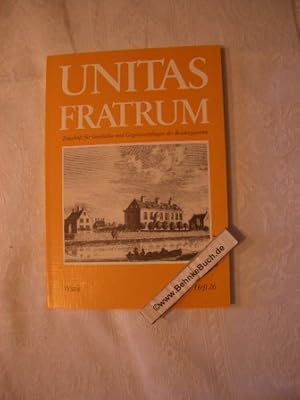 Immagine del venditore per Unitas Fratrum - Zeitschrift fr Geschichte und Gegenwartsfragen der Brdergemeine (Heft 26) venduto da Antiquariat BehnkeBuch