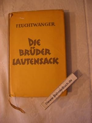 Seller image for Die Brder Lautensack. Roman. for sale by Antiquariat BehnkeBuch