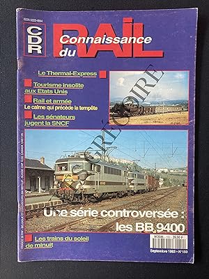 CONNAISSANCE DU RAIL-N°150-SEPTEMBRE 1993