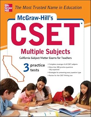 Seller image for McGraw-Hill's Cset Multiple Subjects: Strategies + 3 Practice Tests (Paperback or Softback) for sale by BargainBookStores