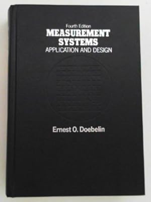 Immagine del venditore per Measurement systems: Application and design venduto da Cotswold Internet Books