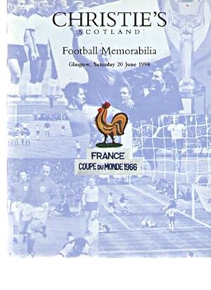Christies 1998 Football Memorabilia