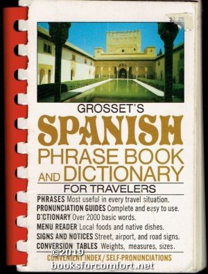 Grossets Spanish Phrase Book and Dictionary for Travelers