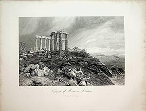 SOUNION, Greece, view ca. 1875
