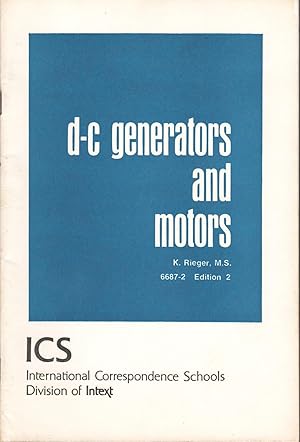 D-C GENERATORS AND MOTORS.