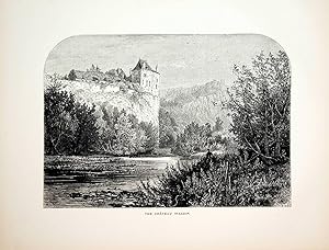 WALZIN, Le château de Walzin, Belgique vue ca. 1875
