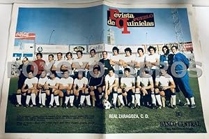 Póster Real Zaragoza C. D. Temporada 1973-74