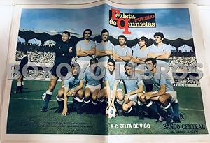 Póster R. C. Celta de Vigo. Temporada 1973-74
