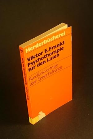 Seller image for Psychotherapie fr den Laien: Rundfunkvortrge ber Seelenheilkunde. for sale by Steven Wolfe Books