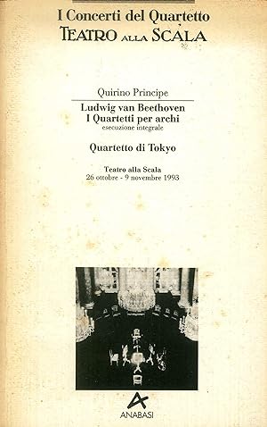 Imagen del vendedor de Quartetti Per Archi Di Beethoven a la venta por Libro Co. Italia Srl