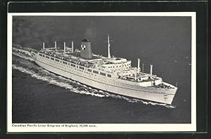 Bild des Verkufers fr Ansichtskarte Canadian Pacific Liner Empress of England, Passagierschiff zum Verkauf von Bartko-Reher
