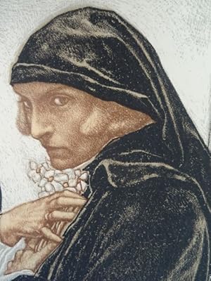 Seller image for (1885 - 1972). Schwestern. Orig.-Lithographie von 1918. Signiert, bezeichnet 'Orig-Steinzeichnung' u. datiert '18'. 43,5 x 27,5 cm. for sale by Antiquariat Daniel Schramm e.K.