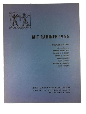 Seller image for Mit Rahineh 1956 for sale by McBlain Books, ABAA