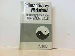 Bild des Verkufers fr Philosophisches Wrterbuch. (Kroners Taschenausgabe). zum Verkauf von Antiquariat Ehbrecht - Preis inkl. MwSt.