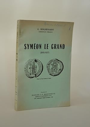 Image du vendeur pour Symon Le Grand (893-927) mis en vente par Librairie Raimbeau