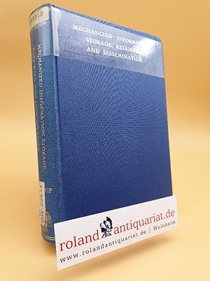 Imagen del vendedor de Mechanized Information Storage, Retrieval and Dissemination 1967: Conference Proceedings a la venta por Roland Antiquariat UG haftungsbeschrnkt