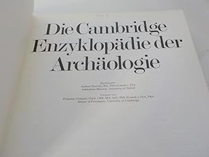 Seller image for Die Cambridge Enzyklopädie der Archäologie for sale by Antiquariat Bookfarm