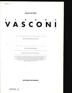 Seller image for Claude Vasconi for sale by Antiquariat Bookfarm