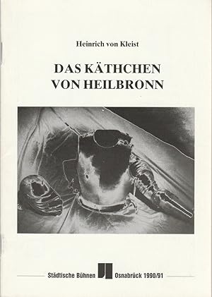 Image du vendeur pour Programmheft Heinrich von Kleist DAS KTHCHEN VON HEILBRONN Premiere 5. Oktober 1990 Groes Haus Spielzeit 1990 / 91 Heft 2 mis en vente par Programmhefte24 Schauspiel und Musiktheater der letzten 150 Jahre