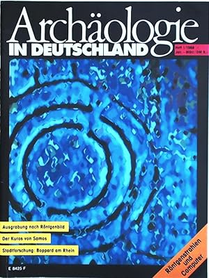 Bild des Verkufers fr Archologie in Deutschland. Heft 1, 1988. Rntgenstrahlen und Computer zum Verkauf von Leserstrahl  (Preise inkl. MwSt.)