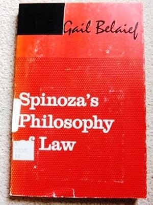 Seller image for Spinoza's Philosophy of Law for sale by Bluesparrowhawk Books