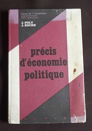 Seller image for Prcis d'conomie politique for sale by Librairie Ancienne Zalc