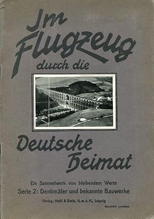 Image du vendeur pour Im Flugzeug durch die deutsche Heimat. Serie 2: Denkmler und bekannte Bauwerke. mis en vente par Antiquariat & Buchhandlung Rose