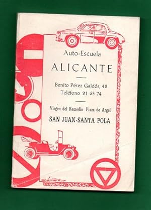 Imagen del vendedor de AUTO-ESCUELA ALICANTE. a la venta por Librera DANTE