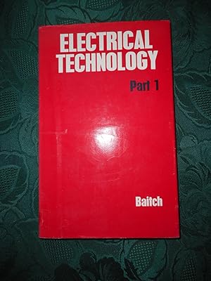 Seller image for Electrical Technology Part 1. for sale by Sue Lloyd-Davies Books