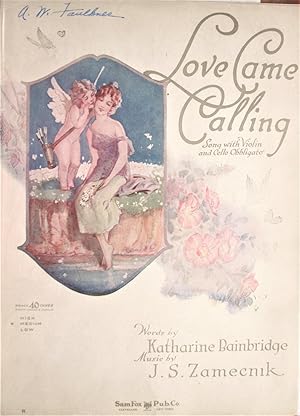 Love Came Calling. Song With Violin and Cello Obbligato