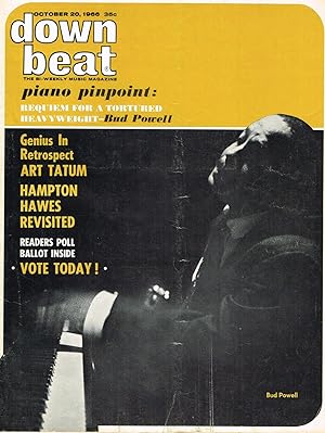 Down Beat : Piano Pinpoint : Volume 33 / Number 21 / October 20th. 1966 :