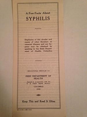 A Few Facts About Syphilis.