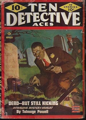 Bild des Verkufers fr TEN DETECTIVE ACES: March, Mar. 1945 zum Verkauf von Books from the Crypt