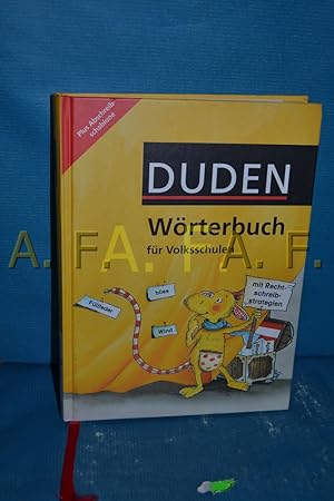 Seller image for Duden, Wrterbuch fr Volksschulen : [plus Abschreibschablone] erarb. von Jutta Fiedler, Andrea Klein und Kristina Spall. Hrsg. von Hartmut Gnther for sale by Antiquarische Fundgrube e.U.